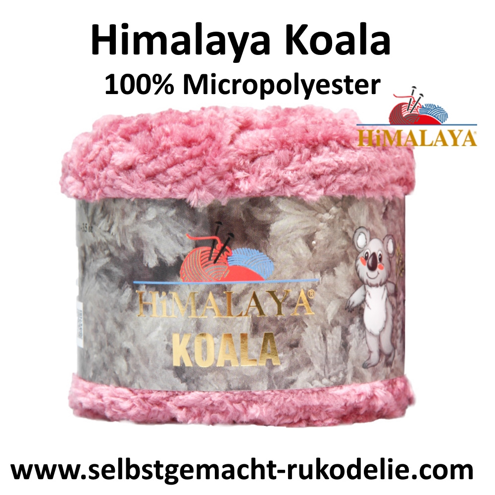 Himalaya Koala, 100%Micropolyester, 100g-100m, Fransengarn, Fellgarn, Amigurumigarn