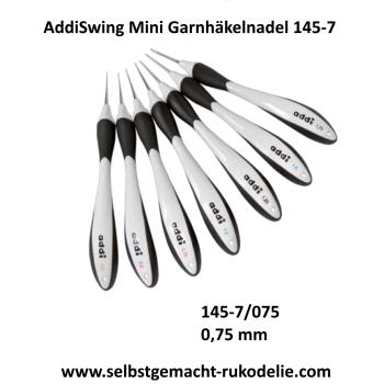 Garnhäkelnadel 0,75mm - addiSwing Mini 145-7