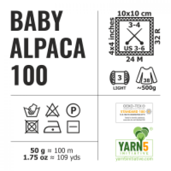 Alpaka 100 Label