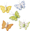Dekostreu Tiere "Schmetterling" 3,1 cm farbig sortiert